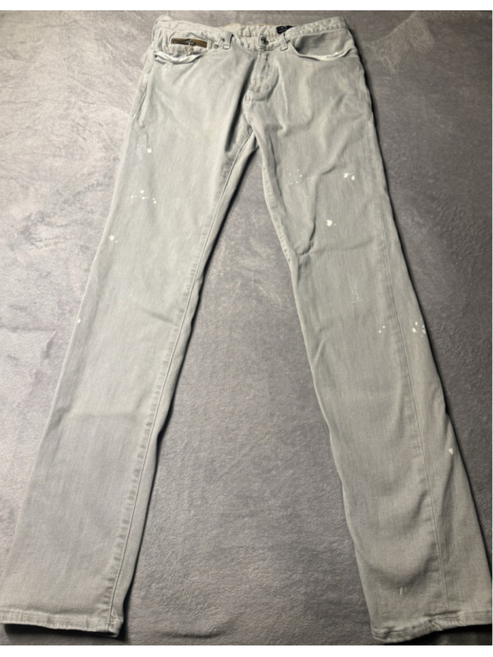 AX Armani Exchange Mens J22 supper skinny tapered denim jeans sz 30 Distressed